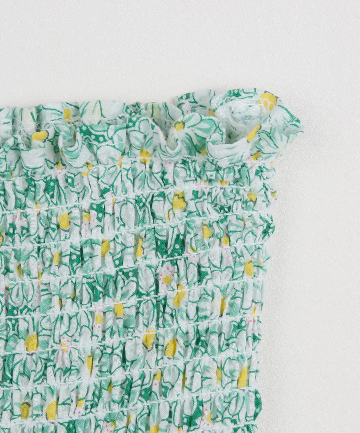 하이스쿨디스코(HIGH SCHOOL DISCO) flower frill top_green