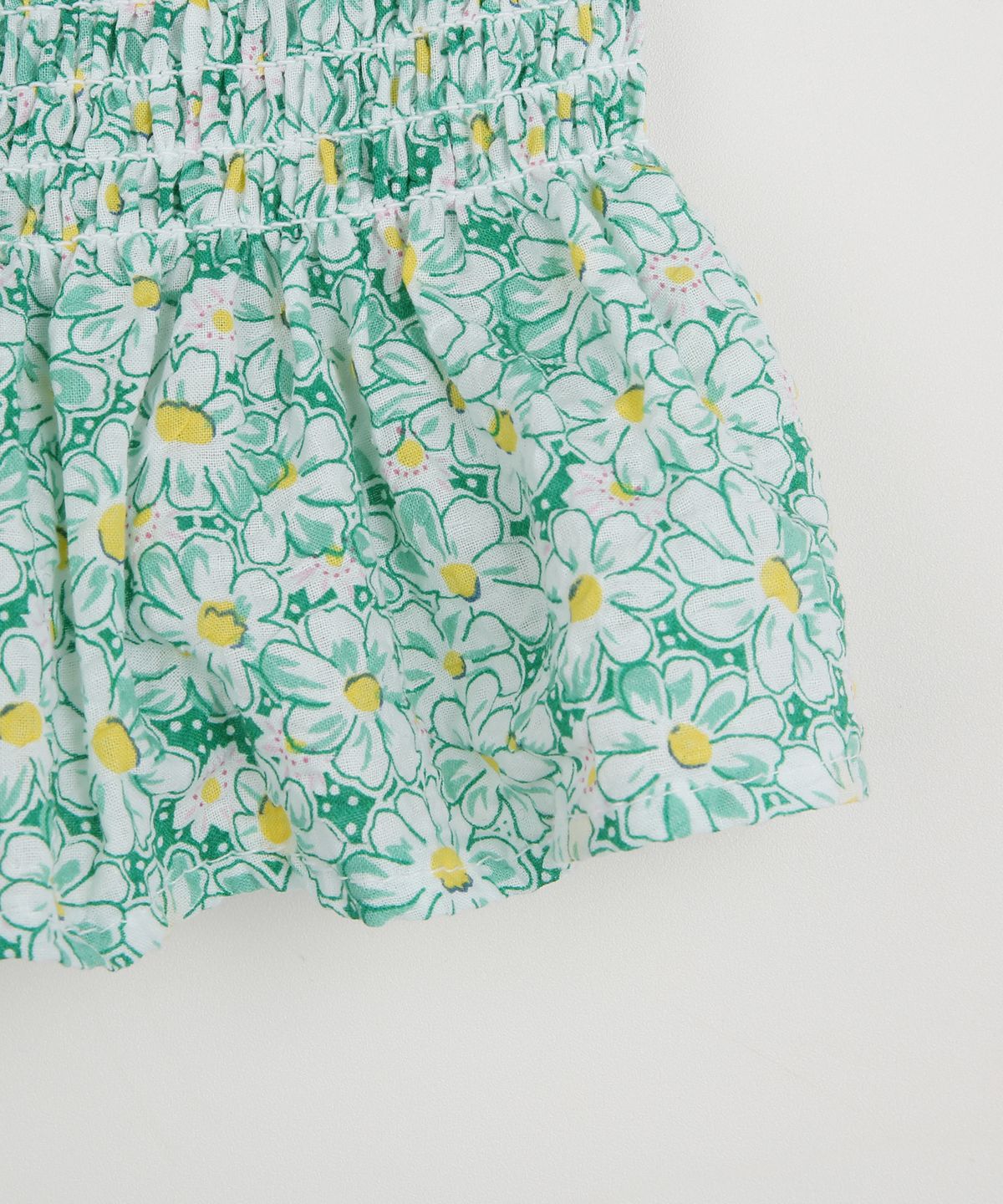 하이스쿨디스코(HIGH SCHOOL DISCO) flower frill top_green