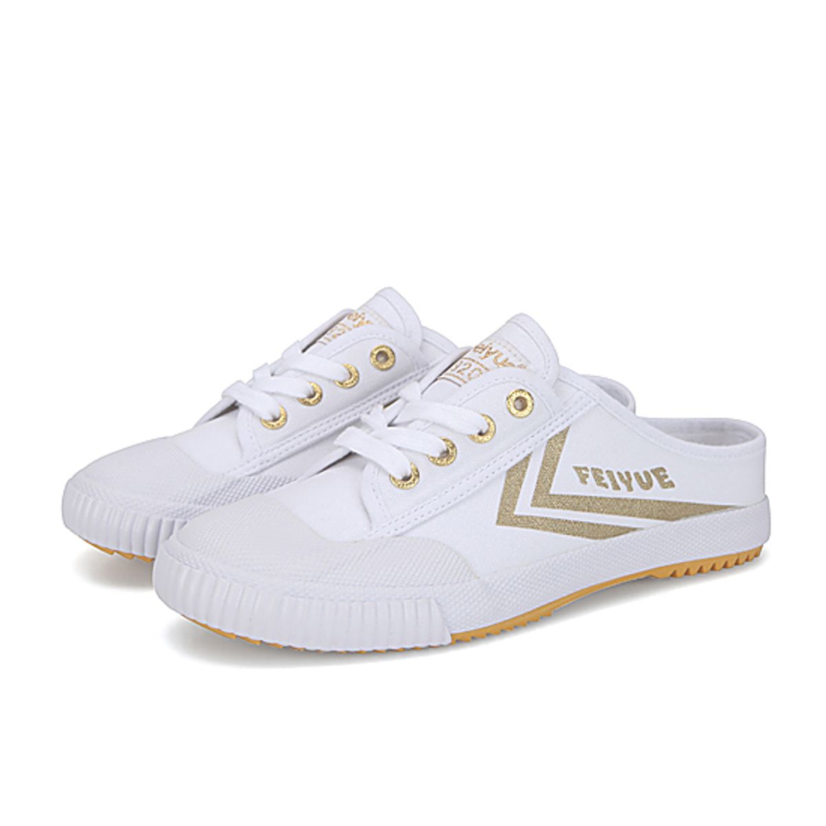 페이유에(FEIYUE) FE LO 1920 MULE/WHITE/ GOLD GOLD METALLIC/FU100172