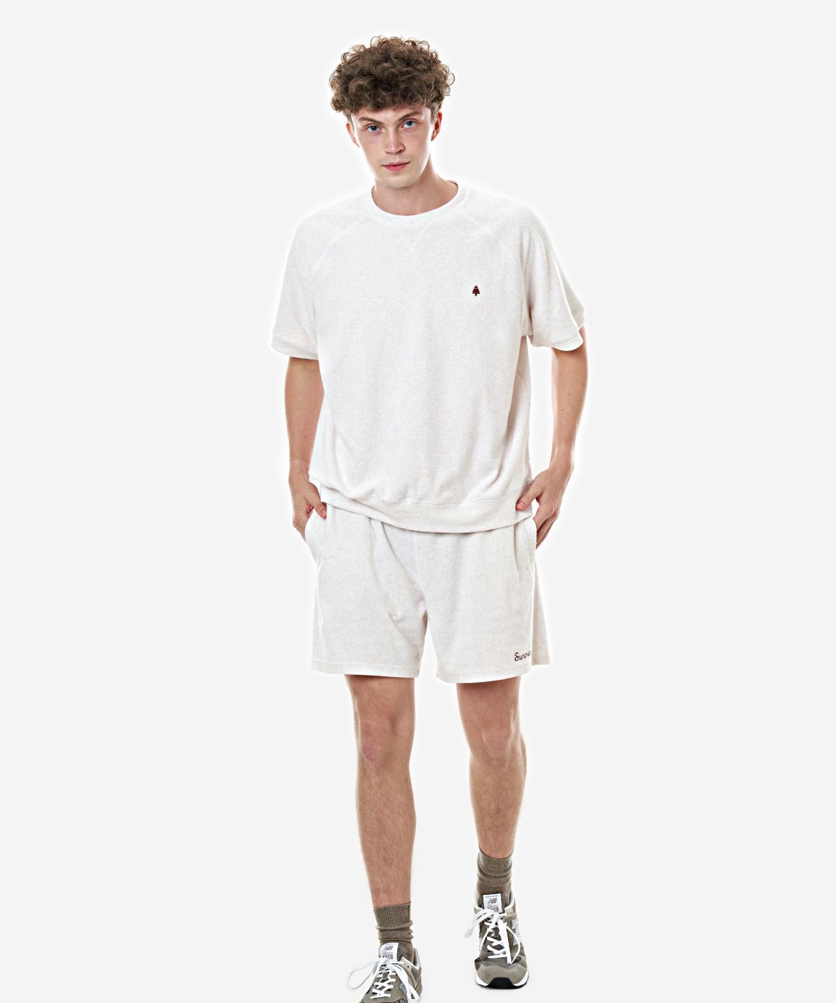 베이크셔츠(BAKESHIRT) 테리 쇼츠 오트밀