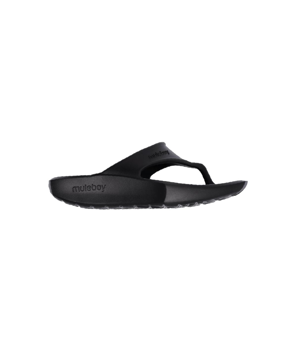 뮬보이(MULEBOY) 스퀘어 엑스 플립플랍 블랙(BLACK)