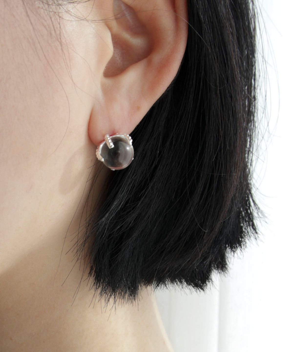 아운드(OUND) cactus stone earring-L