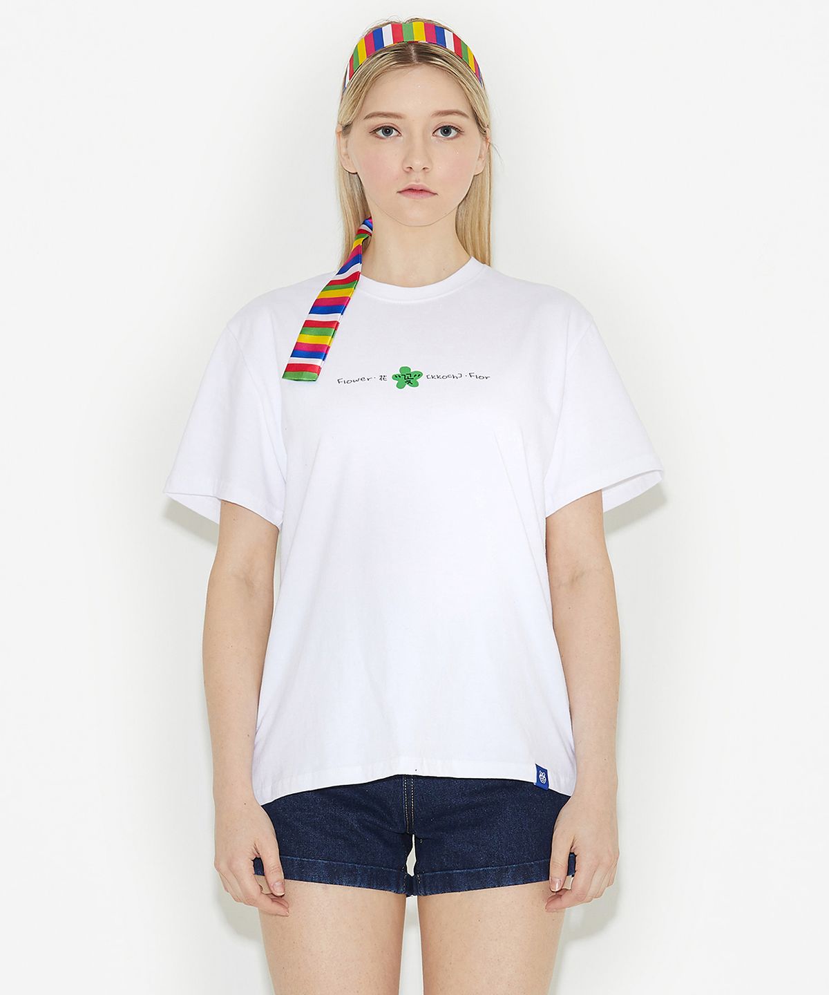 티니타이거(TEENYTIGER) Poem Flower short sleeve T-shirt