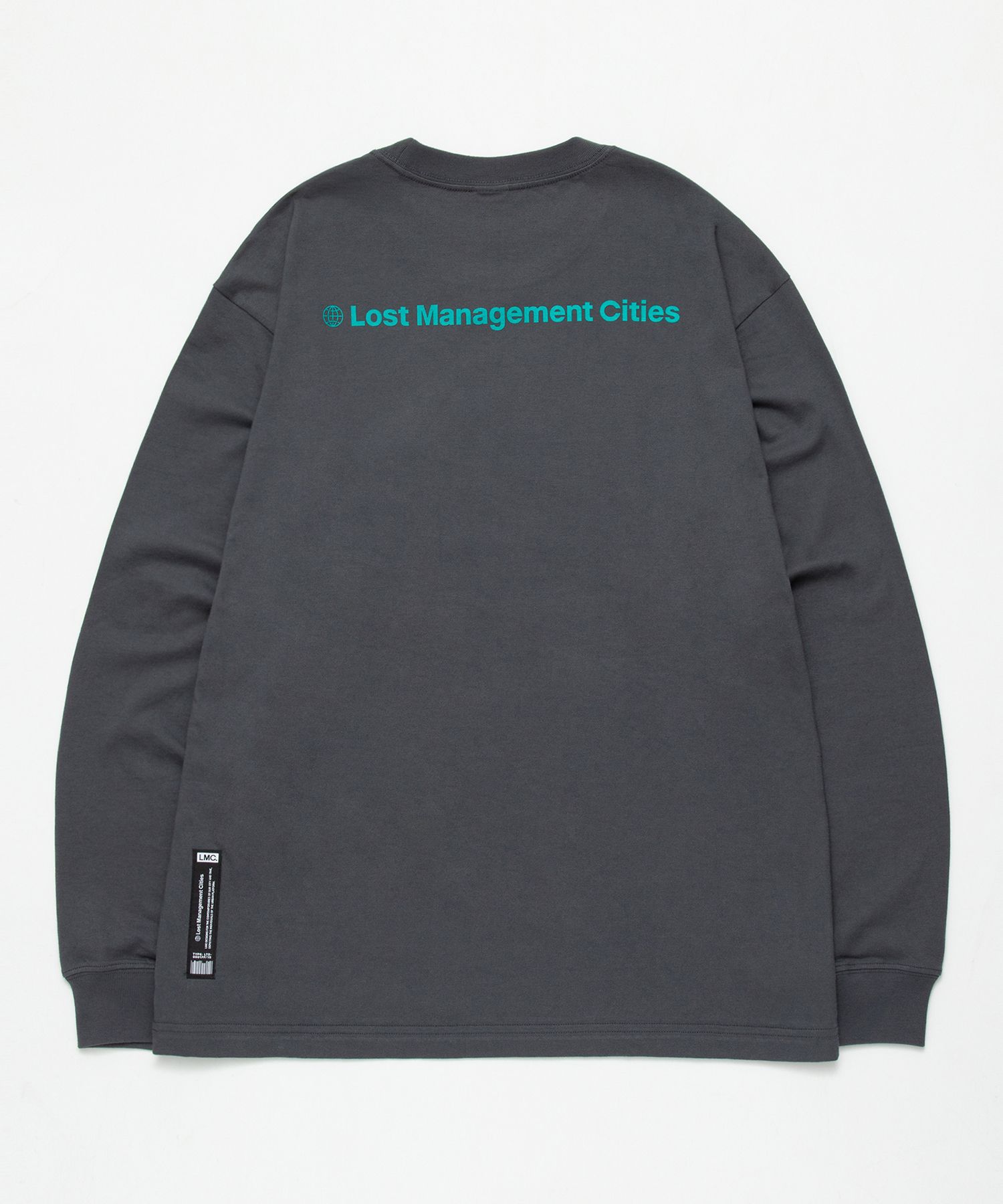 MUSINSA公式 | LMC LMC ESSENTIAL OG LONG SLV TEE charcoal