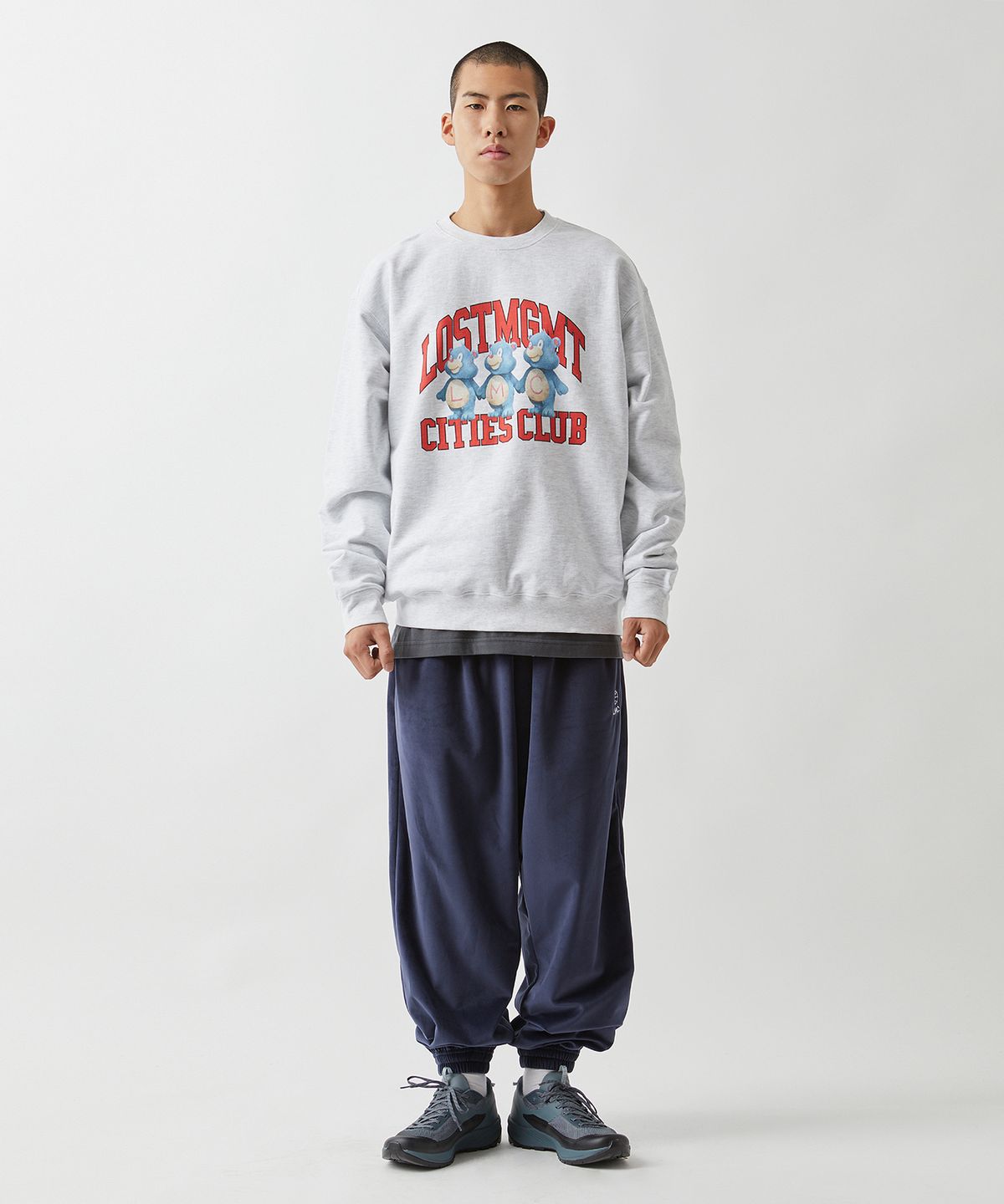 엘엠씨(LMC) LMC BEAR ATHLETIC SWEATSHIRT light heather gray