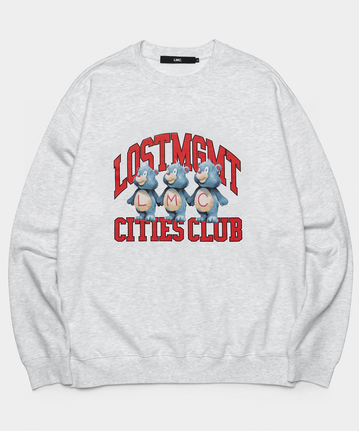 엘엠씨(LMC) LMC BEAR ATHLETIC SWEATSHIRT light heather gray