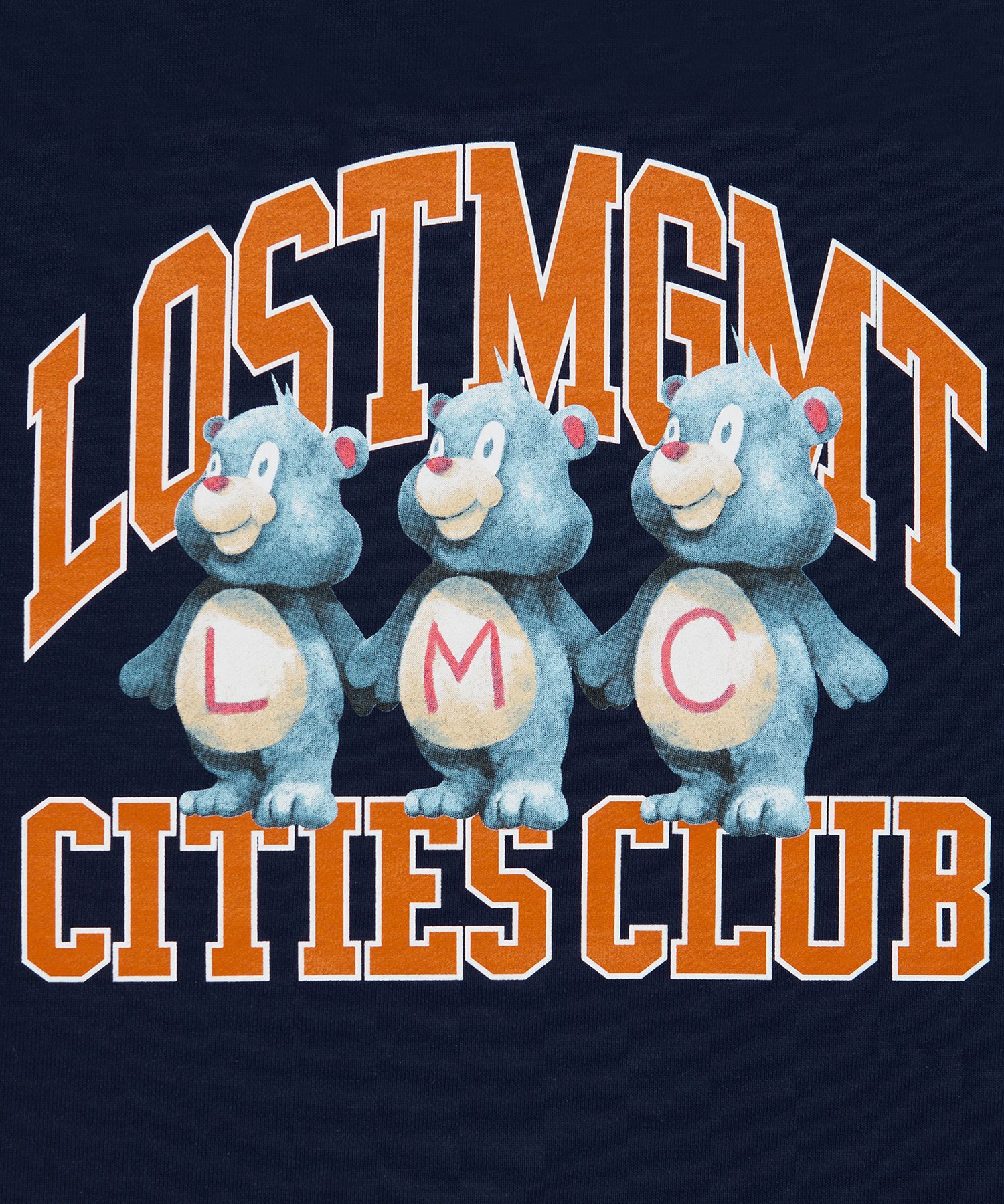 MUSINSA公式 | LMC LMC BEAR ATHLETIC SWEATSHIRT navy