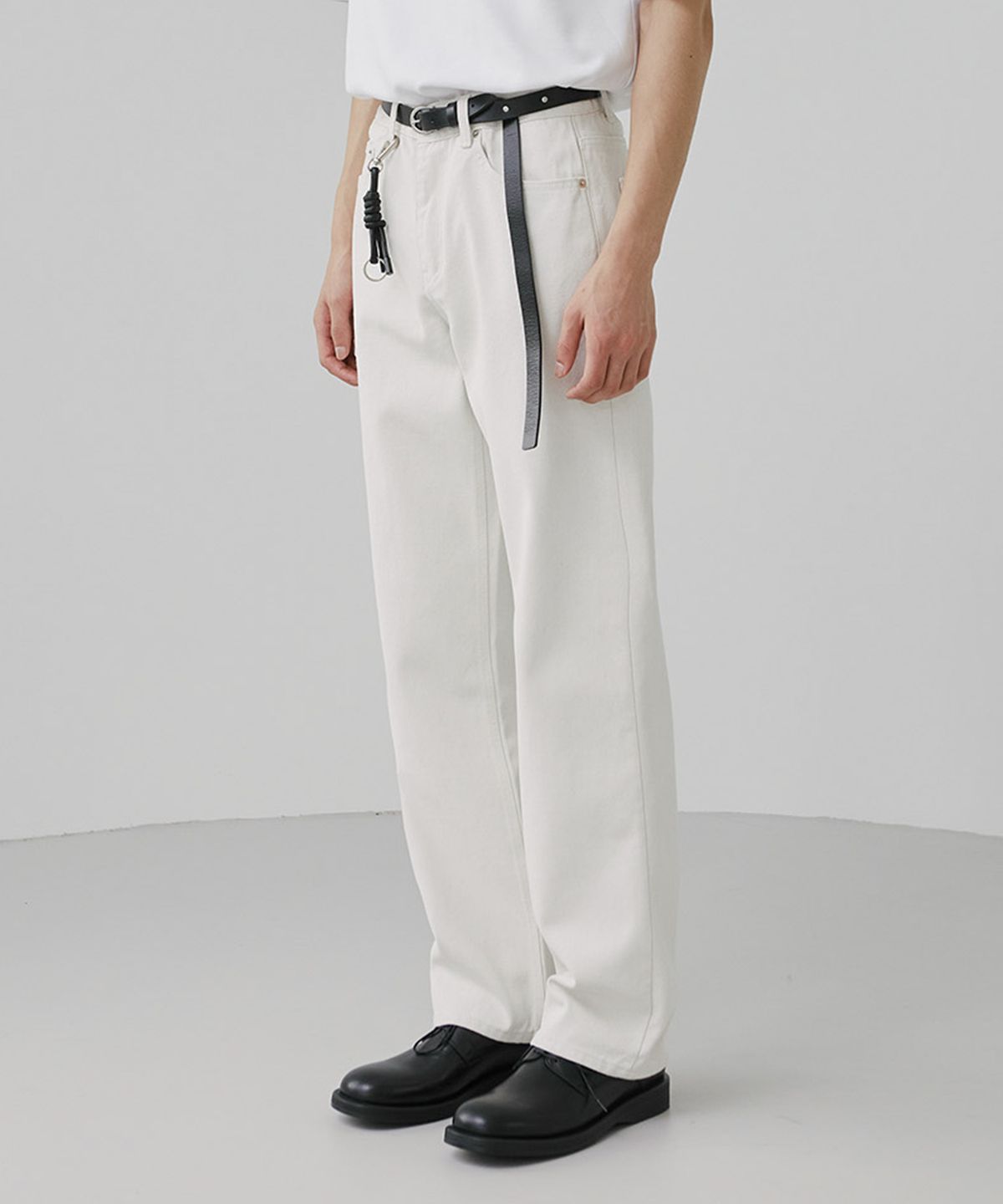 브랜디드(BRANDED) 1880 PURE CREAM JEANS [WIDE STRAIGHT]