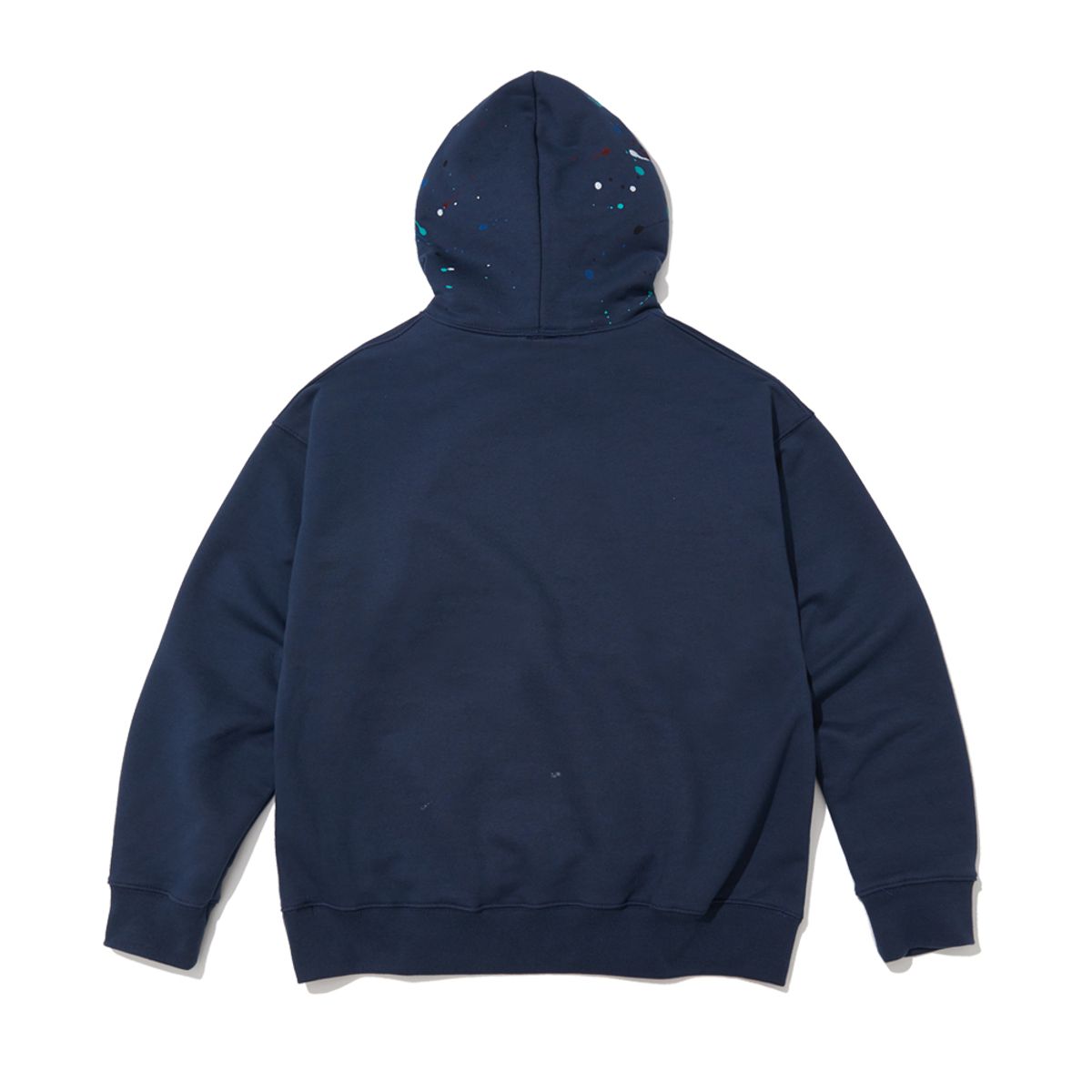 모아(MOAA) 페인팅 루즈핏 후디 (NAVY)