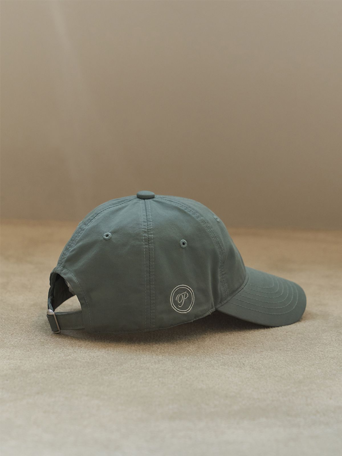 포에지담(POESIEDAME) [everydaylife] logo cap_khaki (unisex)
