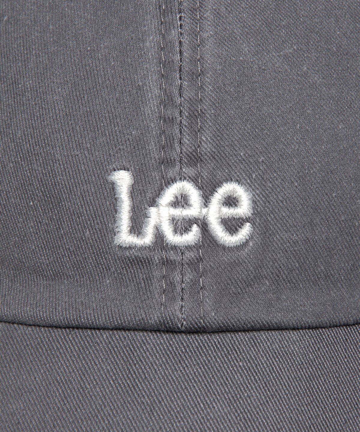 리(LEE) 스몰 트위치 로고 피그먼트 볼캡 차콜