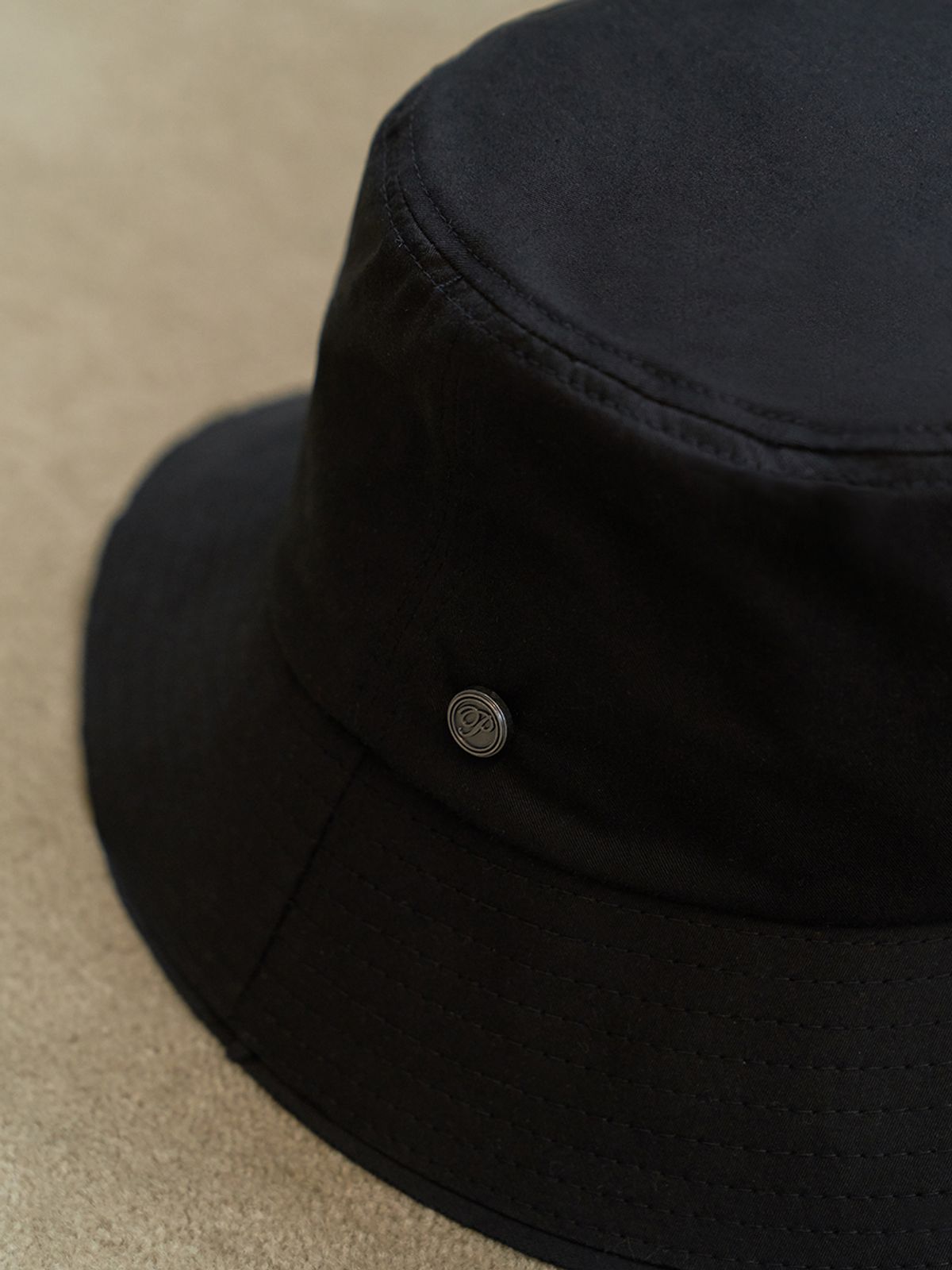 포에지담(POESIEDAME) [everydaylife] Layered bucket hat_black (unisex)