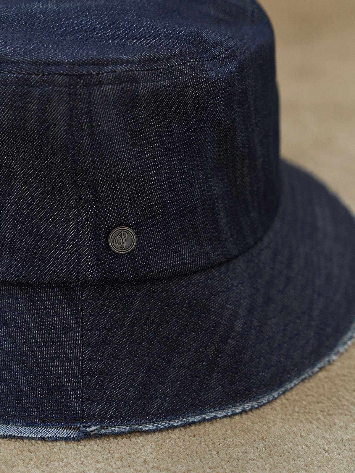 포에지담(POESIEDAME) [everydaylife] Layered bucket hat_denim (unisex)