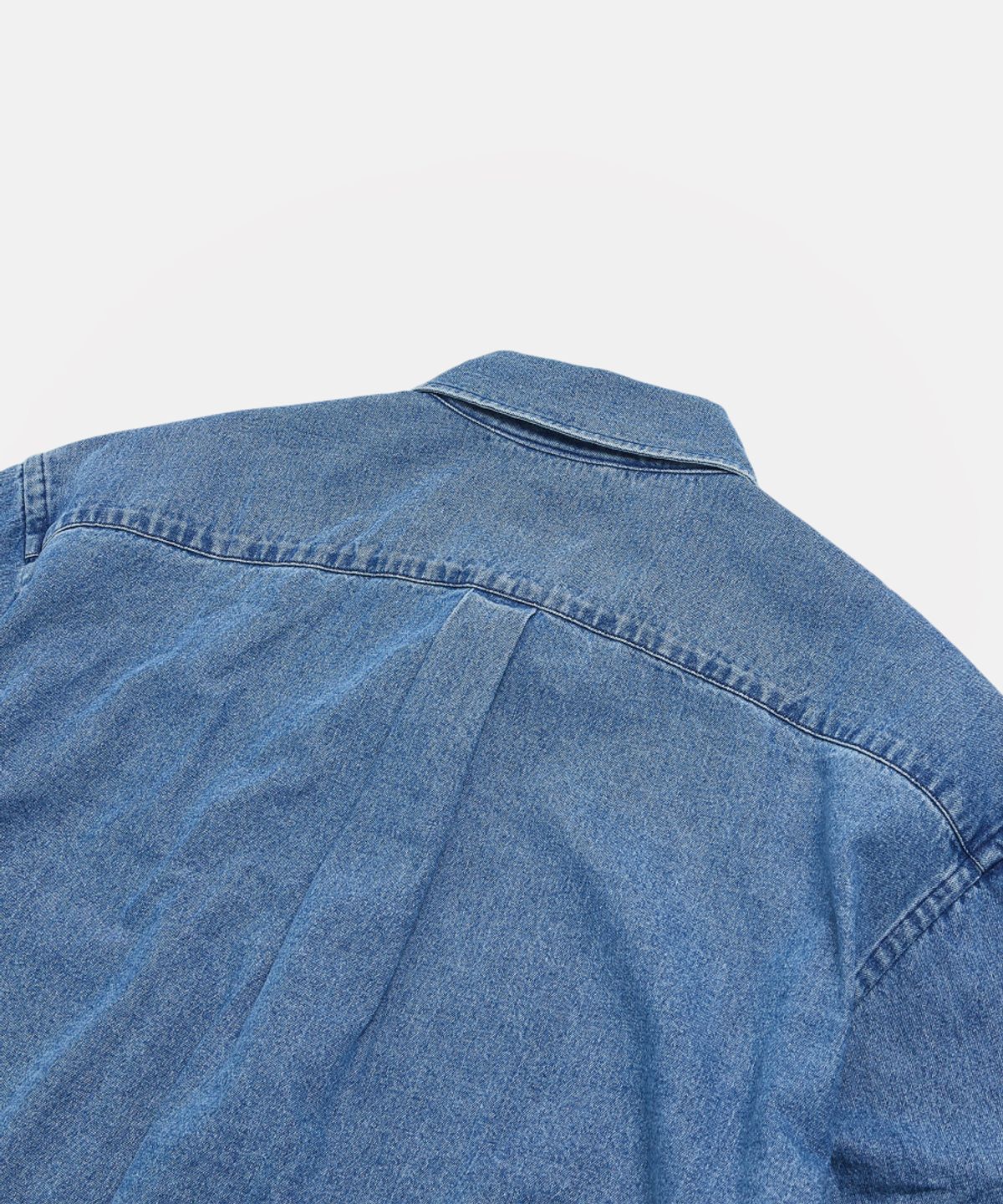 에스피오나지(ESPIONAGE) Denim Over Shirt Washed Indigo