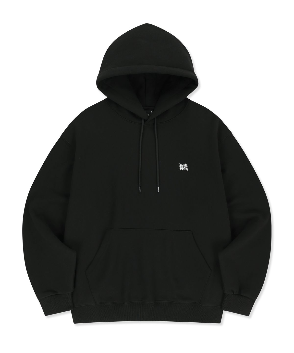 브라운브레스(BROWNBREATH) TAG OG HOODIE - BLACK