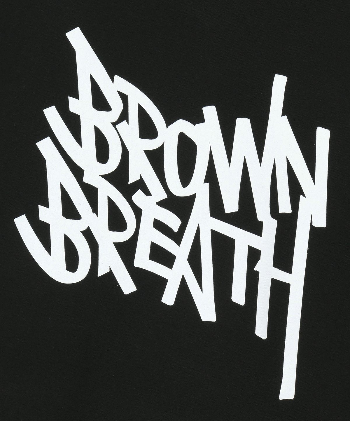 브라운브레스(BROWNBREATH) TAG OG HOODIE - BLACK