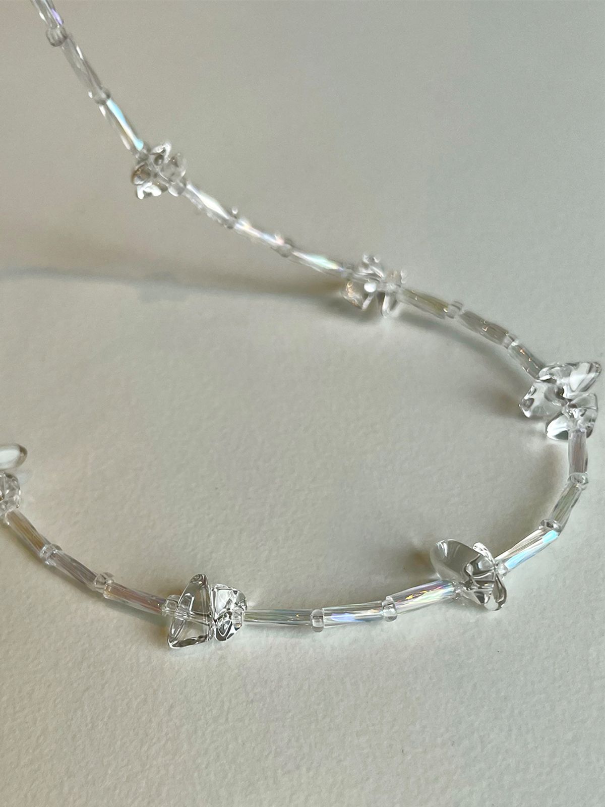 리엔느와르(leeENoir) Aurora Crystal Beads Necklace
