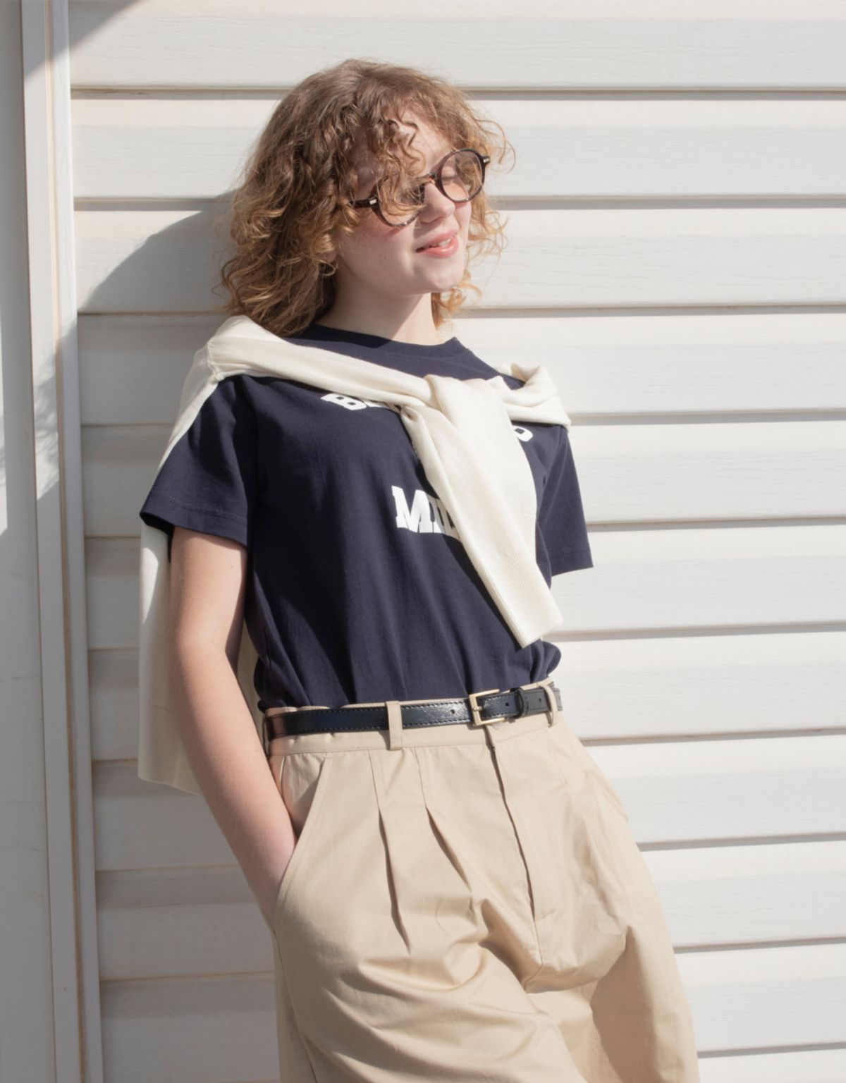 버나드밀즈(BERNARD MILLS) DOUBLE PLEATED WIDE SHORTS - BEIGE