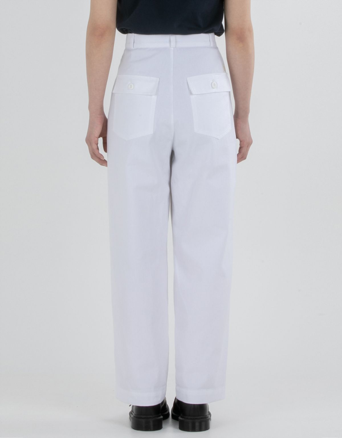 버나드밀즈(BERNARD MILLS) WIDE FATIGUE PANTS - WHITE