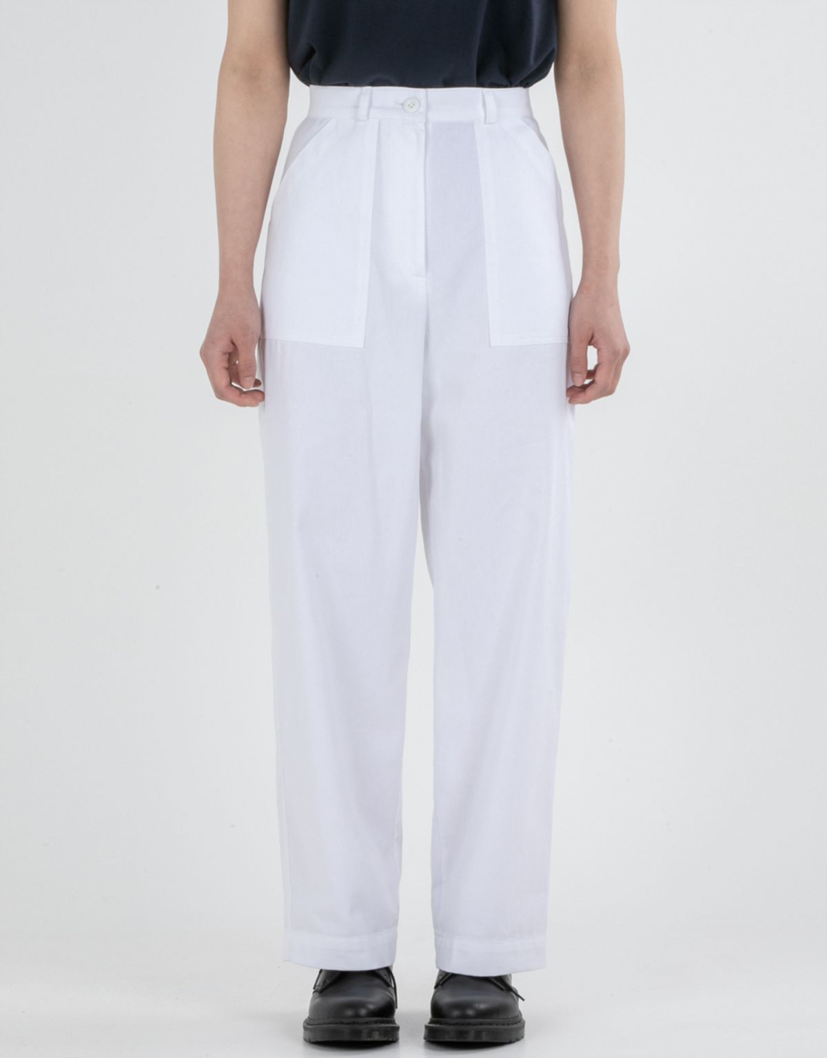 버나드밀즈(BERNARD MILLS) WIDE FATIGUE PANTS - WHITE