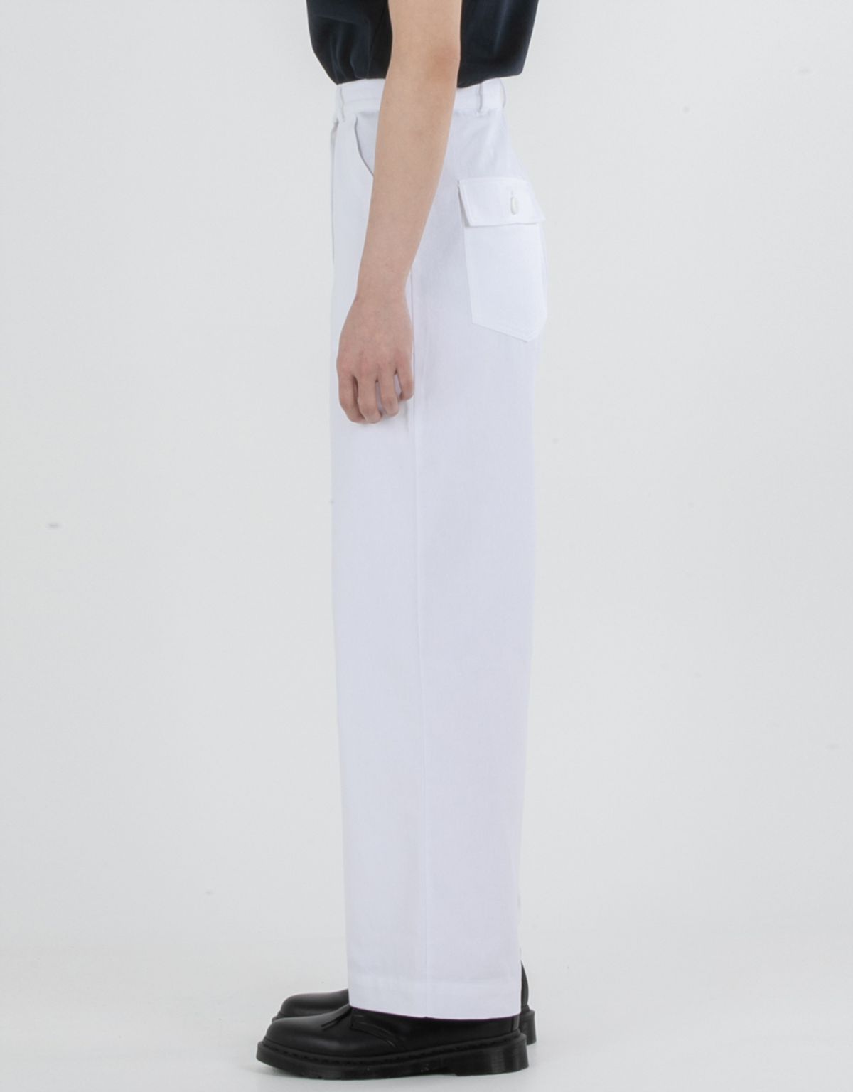 버나드밀즈(BERNARD MILLS) WIDE FATIGUE PANTS - WHITE