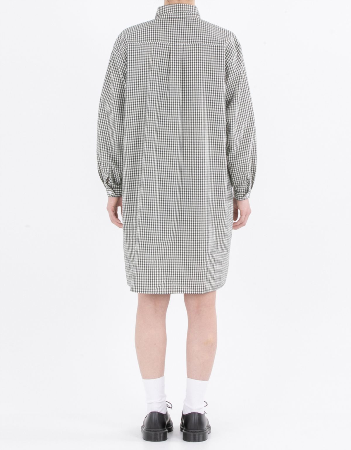 버나드밀즈(BERNARD MILLS) GINGHAM CHECK ONE PIECE - OLIVE GREEN