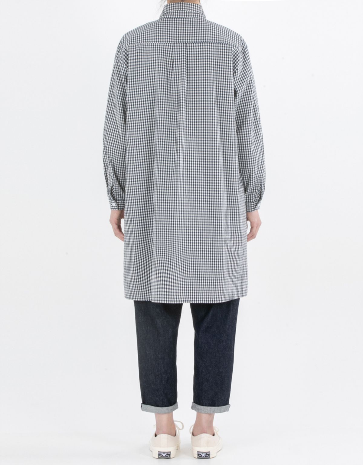 버나드밀즈(BERNARD MILLS) GINGHAM CHECK ONE PIECE - NAVY