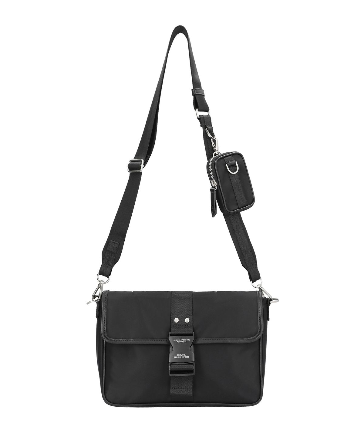 에스에스알엘(SSRL) Brevity Flap Buckle Bag / Black