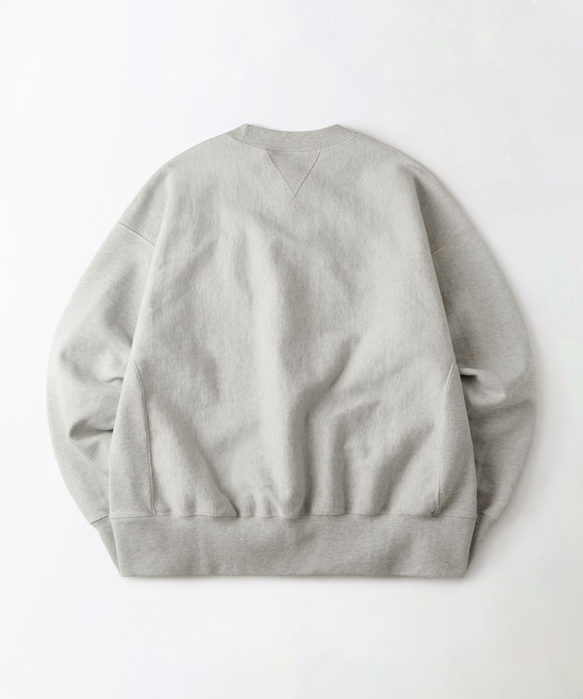 아웃스탠딩(OUTSTANDING) REVERSE HEAVY SWEAT_3%MELANGE GRAY
