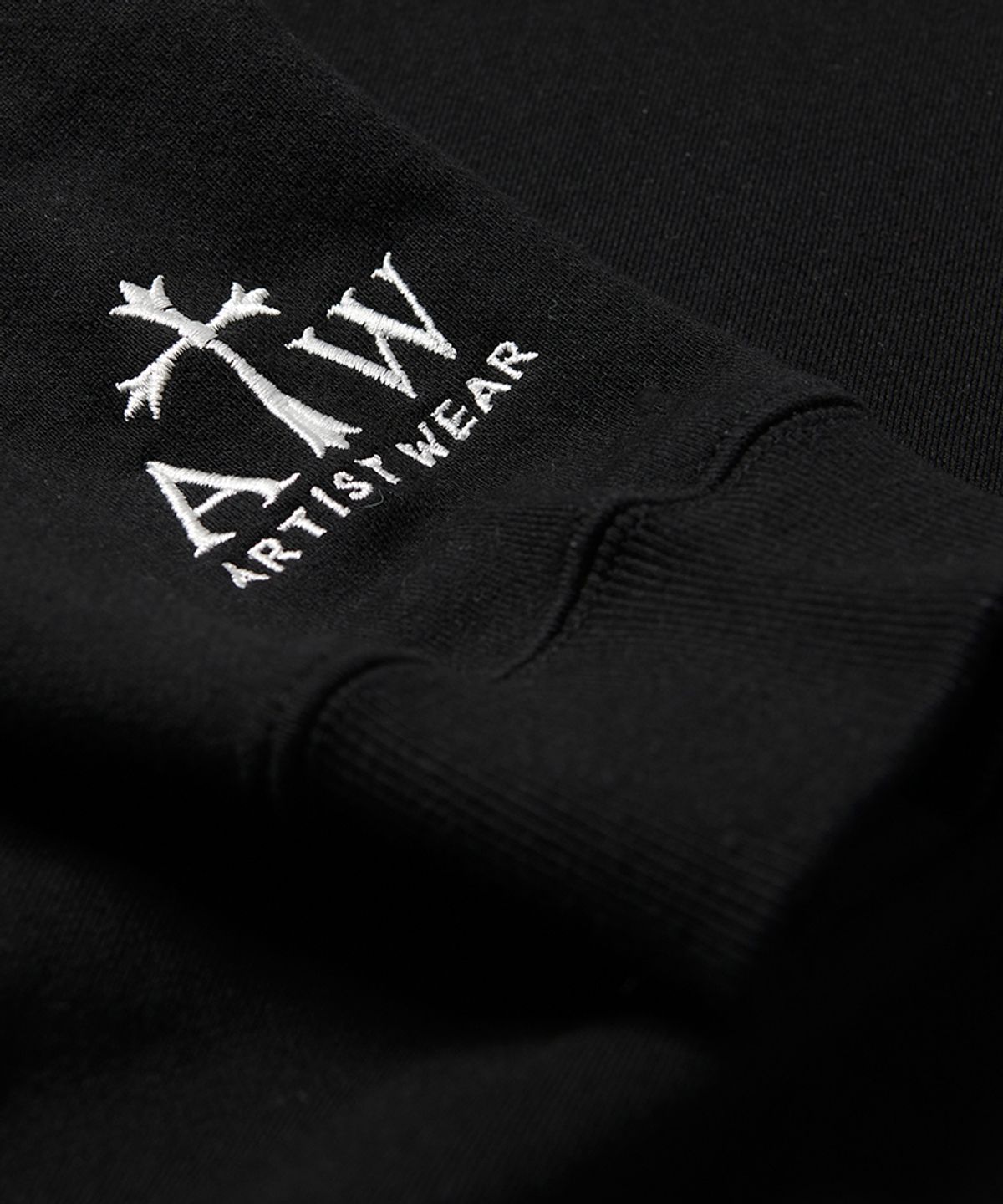 아티스트웨어(ARTISTWEAR) [ATW X 레오다브] 피스메이커 오버핏 후드티_BK