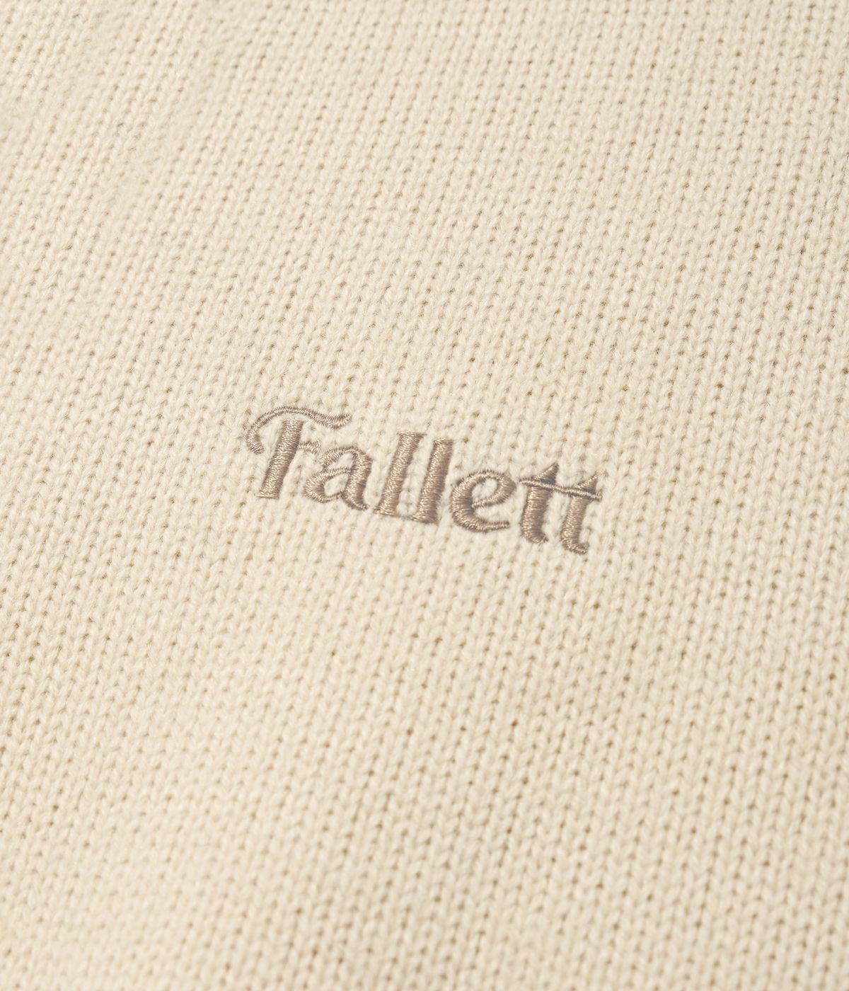 팔렛(FALLETT) V넥 니트 베스트 베이지