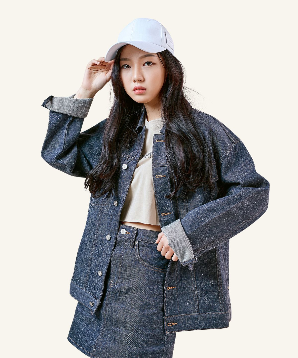 필로그램(PHILOGRAM) 네프 생지 데님 자켓