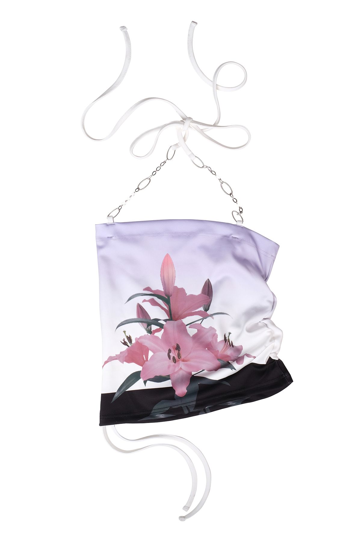 루루(RURU) LILY CHAIN HALTER NECK TOP [PURPLE]