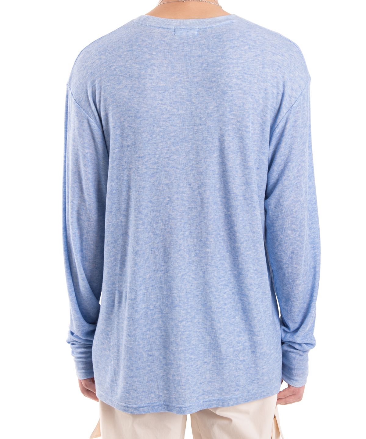 더 슬렌티드(THE SLANTED) TWO WAY CUTTING KNIT [SKY BLUE]