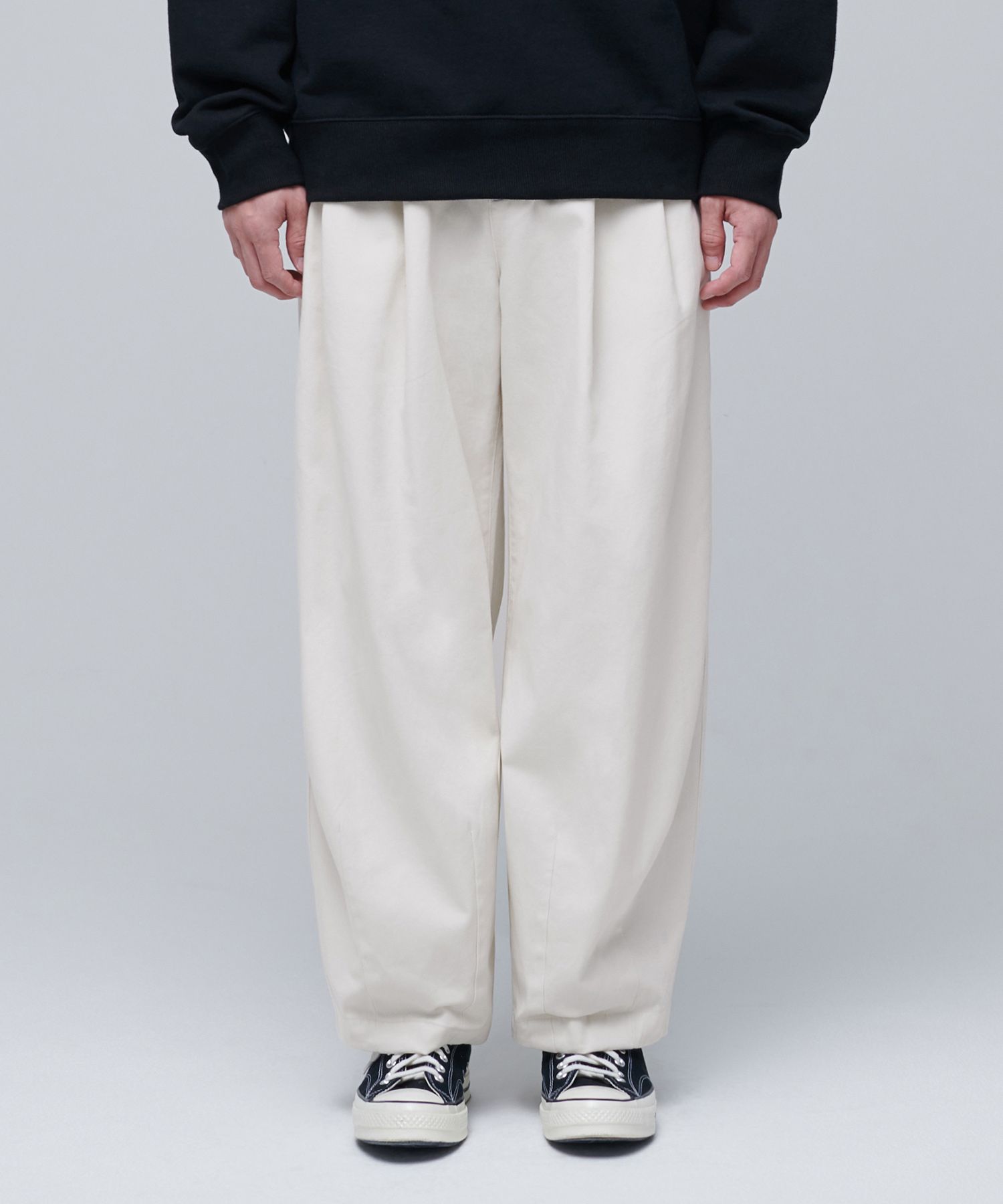 【massnoun】21ss★ BALLOON FIT LINEN WIDE PANTS ZW COLLECTION LINEN BALLOON PANTS - Ecru | ZARA Canada