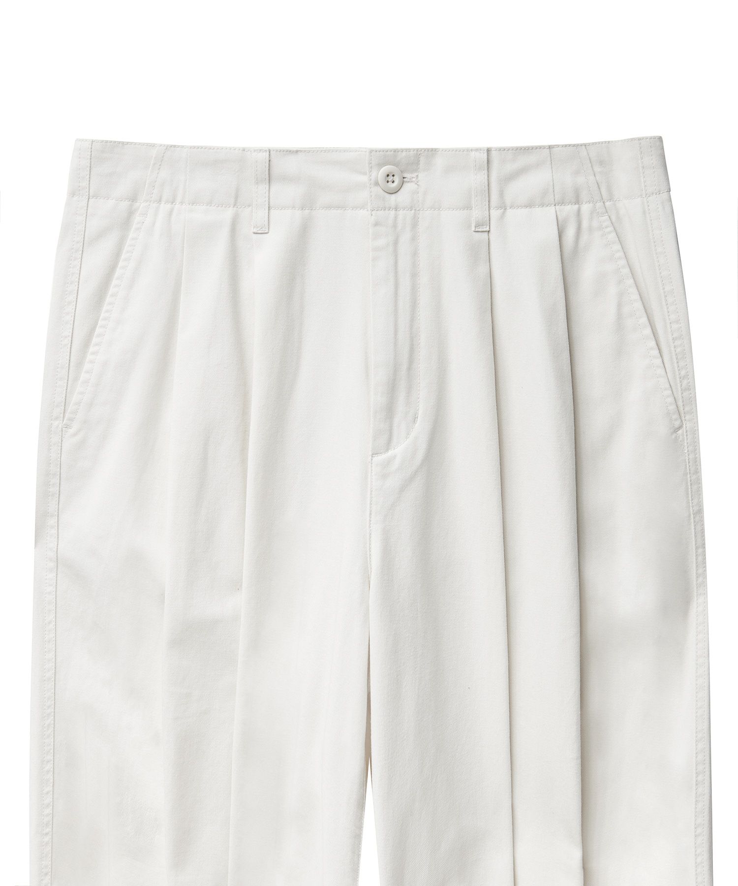 MUSINSA | MUSINSA STANDARD COTTON WIDE BALLOON PANTS [CREAM]