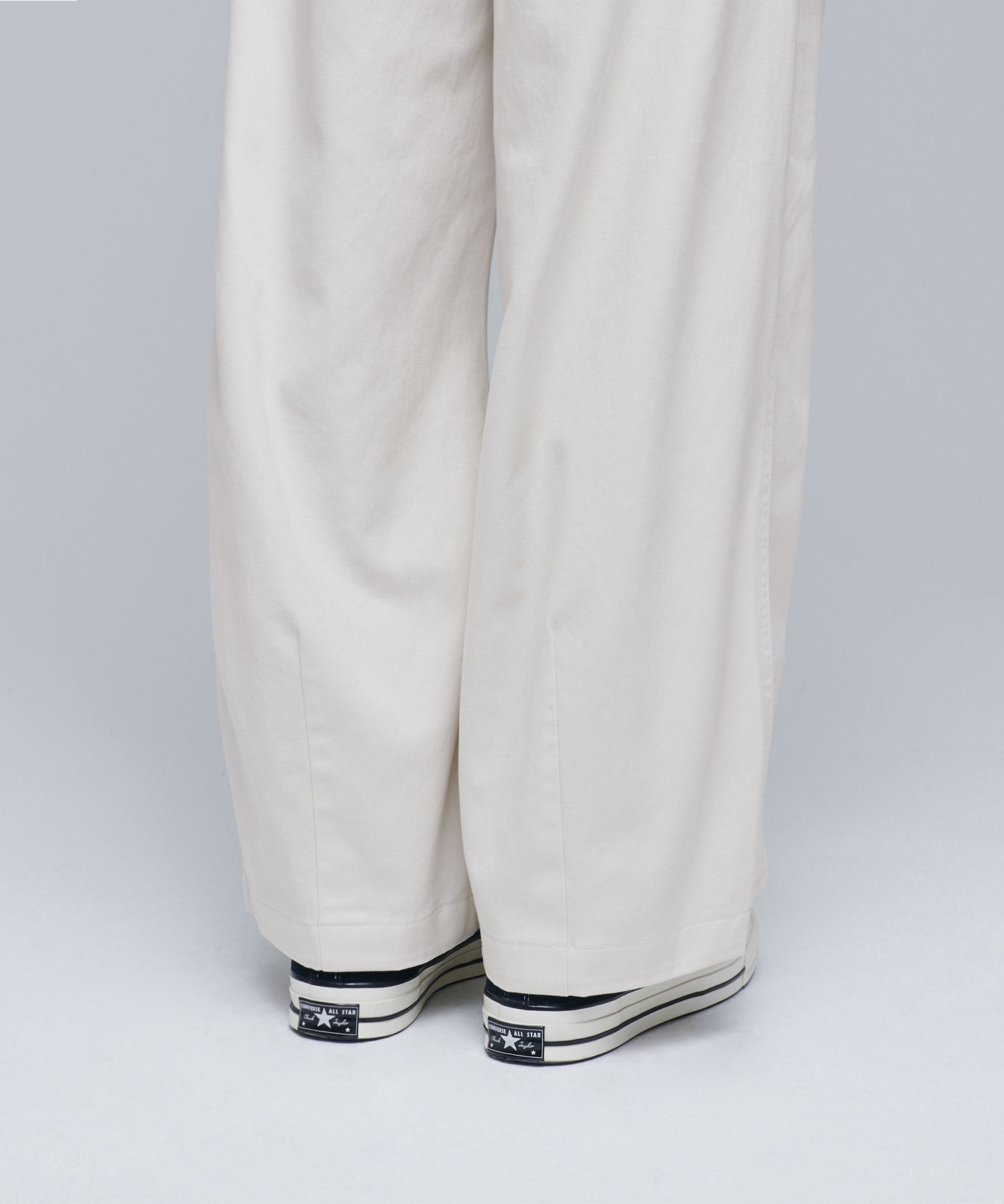 MUSINSA | MUSINSA STANDARD COTTON WIDE BALLOON PANTS [CREAM]