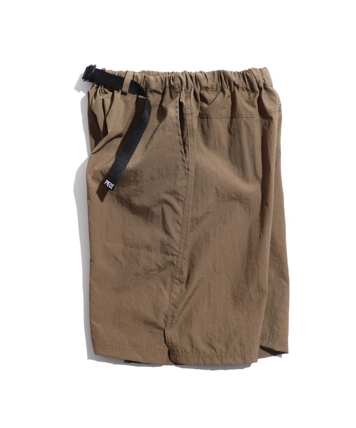피스메이커(PIECE MAKER) NYLON BELTED SHORTS (KHAKI OLIVE)