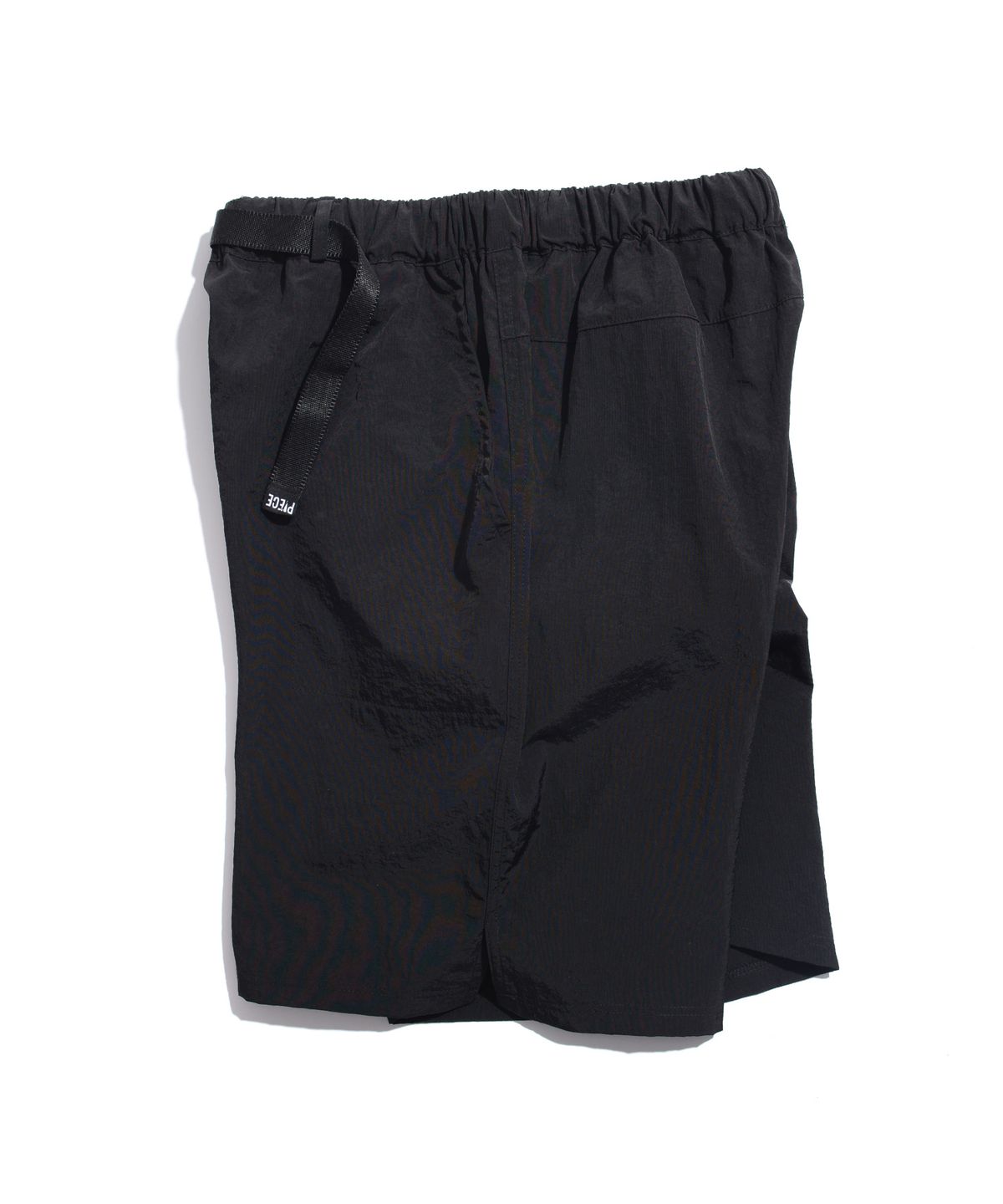 피스메이커(PIECE MAKER) NYLON BELTED SHORTS (BLACK)