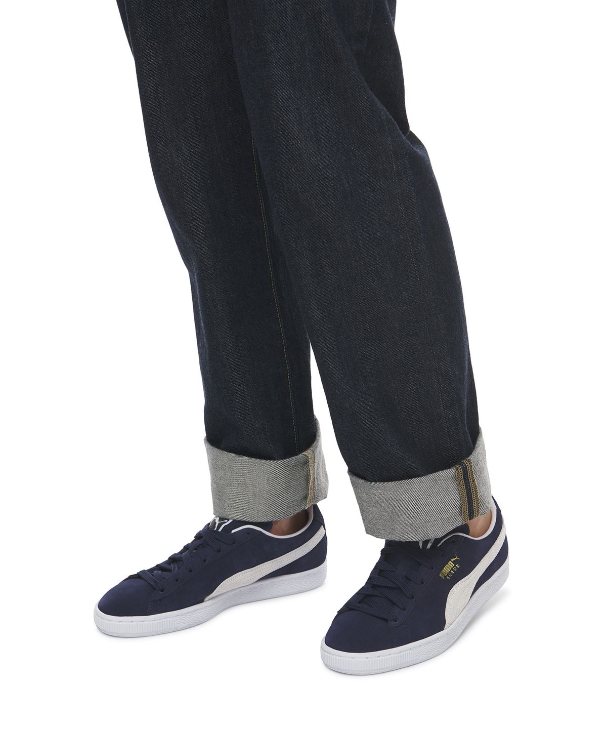 푸마(PUMA) 스웨이드 클래식 XXI - 네이비:화이트 / 374915-04