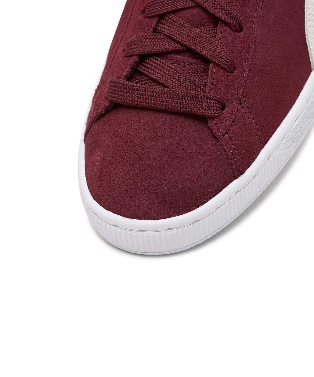 푸마(PUMA) 스웨이드 클래식 XXI - 버건디:화이트 / 374915-06