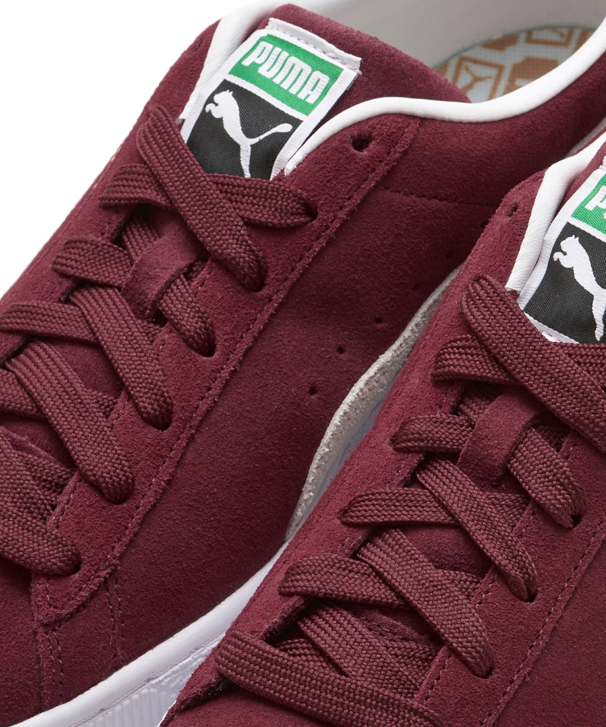 푸마(PUMA) 스웨이드 클래식 XXI - 버건디:화이트 / 374915-06