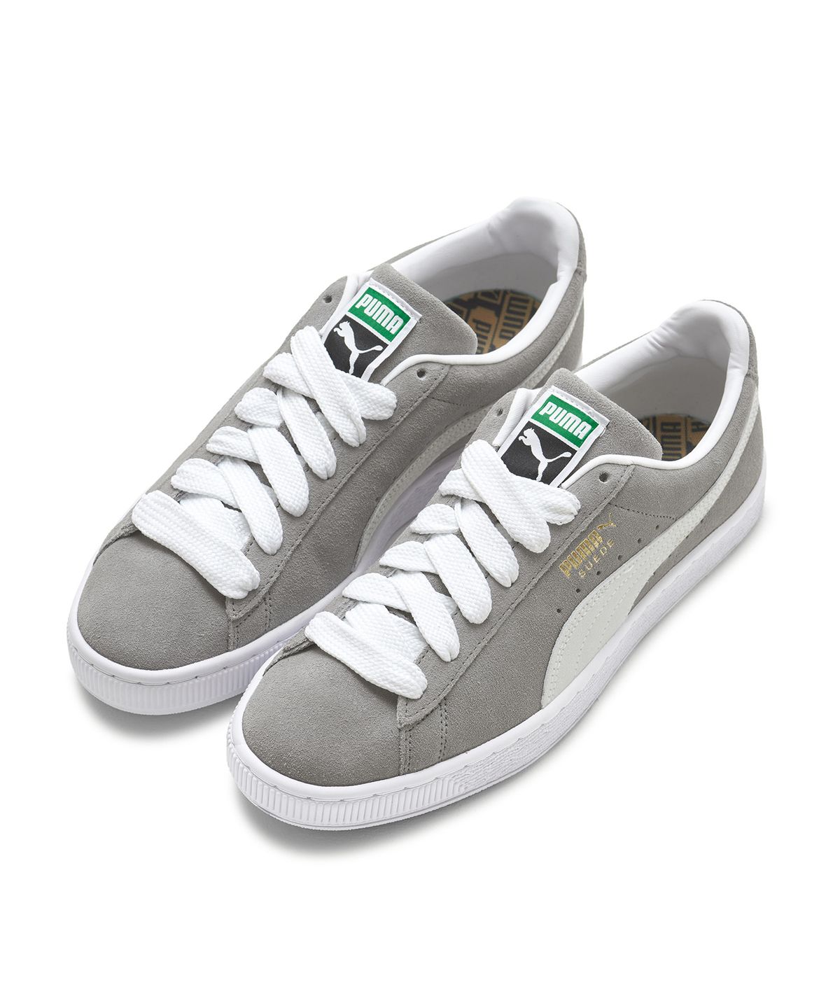 푸마(PUMA) 스웨이드 클래식 XXI - 스틸그레이:화이트 / 374915-07
