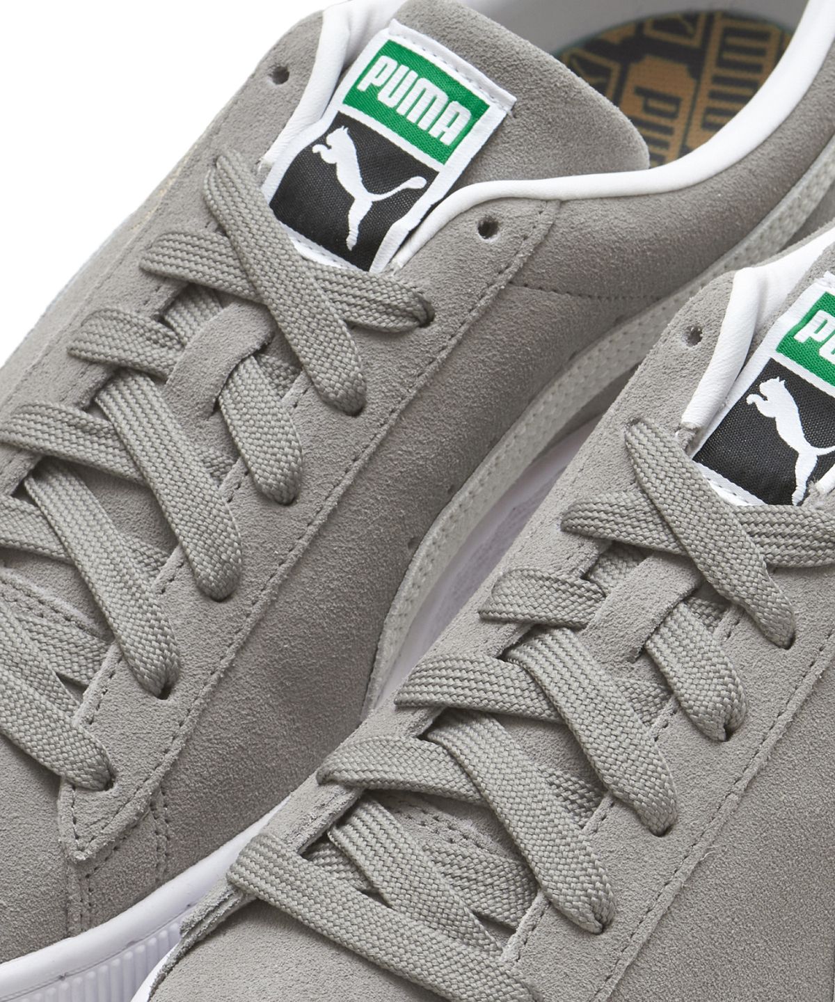 푸마(PUMA) 스웨이드 클래식 XXI - 스틸그레이:화이트 / 374915-07