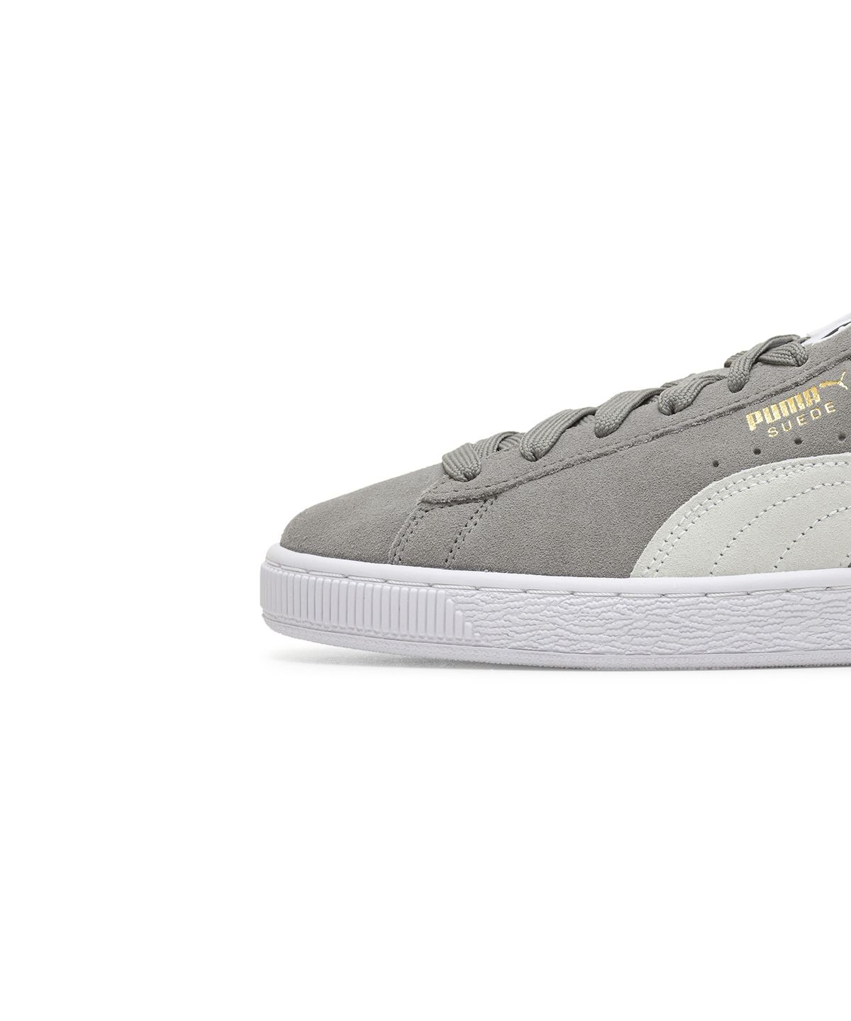 푸마(PUMA) 스웨이드 클래식 XXI - 스틸그레이:화이트 / 374915-07