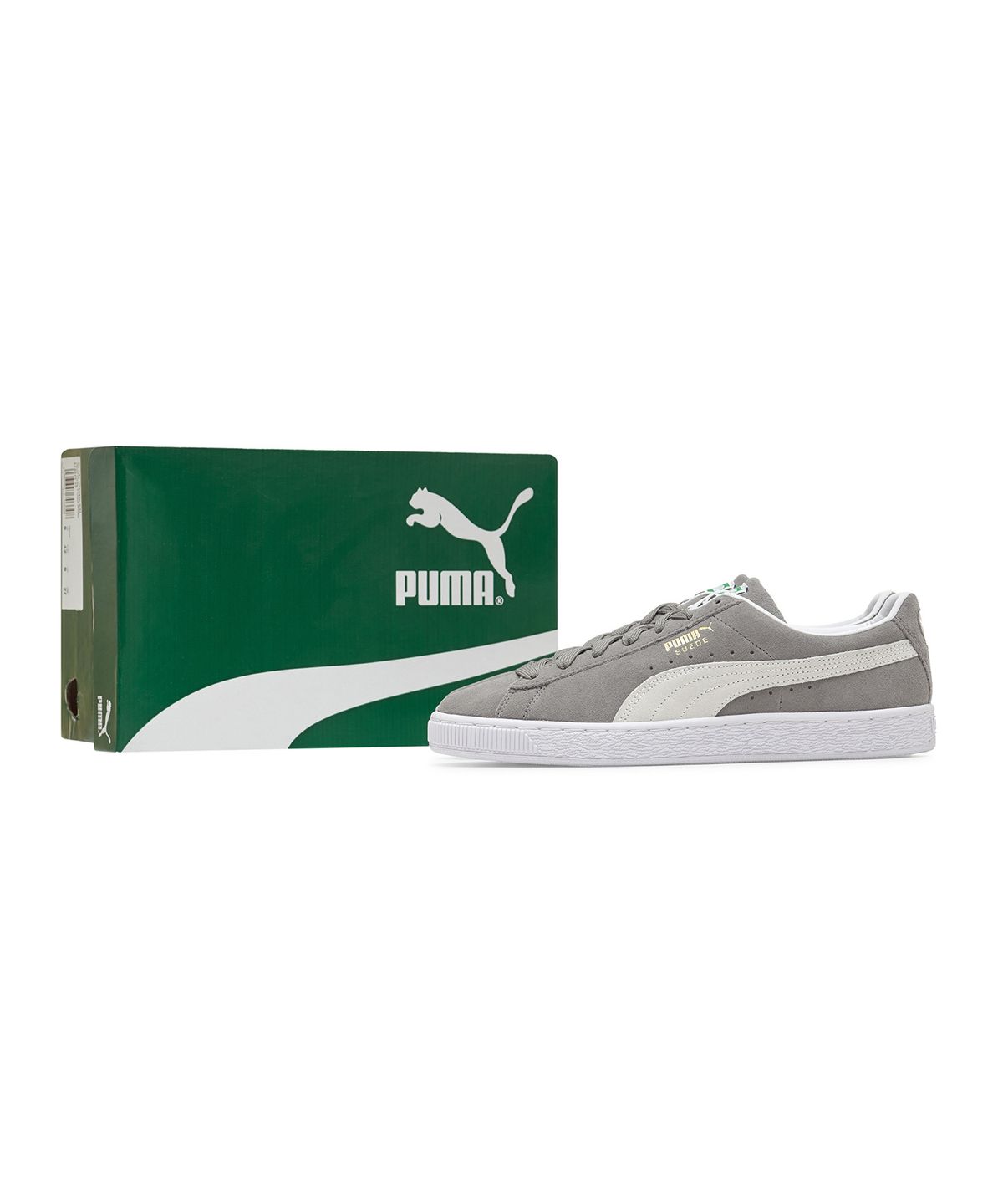 푸마(PUMA) 스웨이드 클래식 XXI - 스틸그레이:화이트 / 374915-07