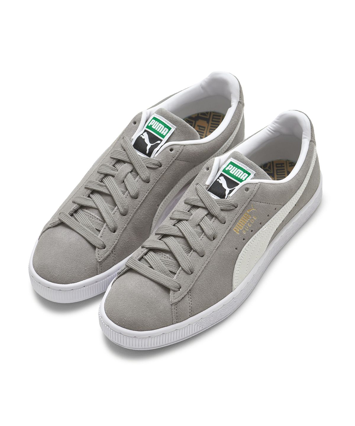 푸마(PUMA) 스웨이드 클래식 XXI - 스틸그레이:화이트 / 374915-07