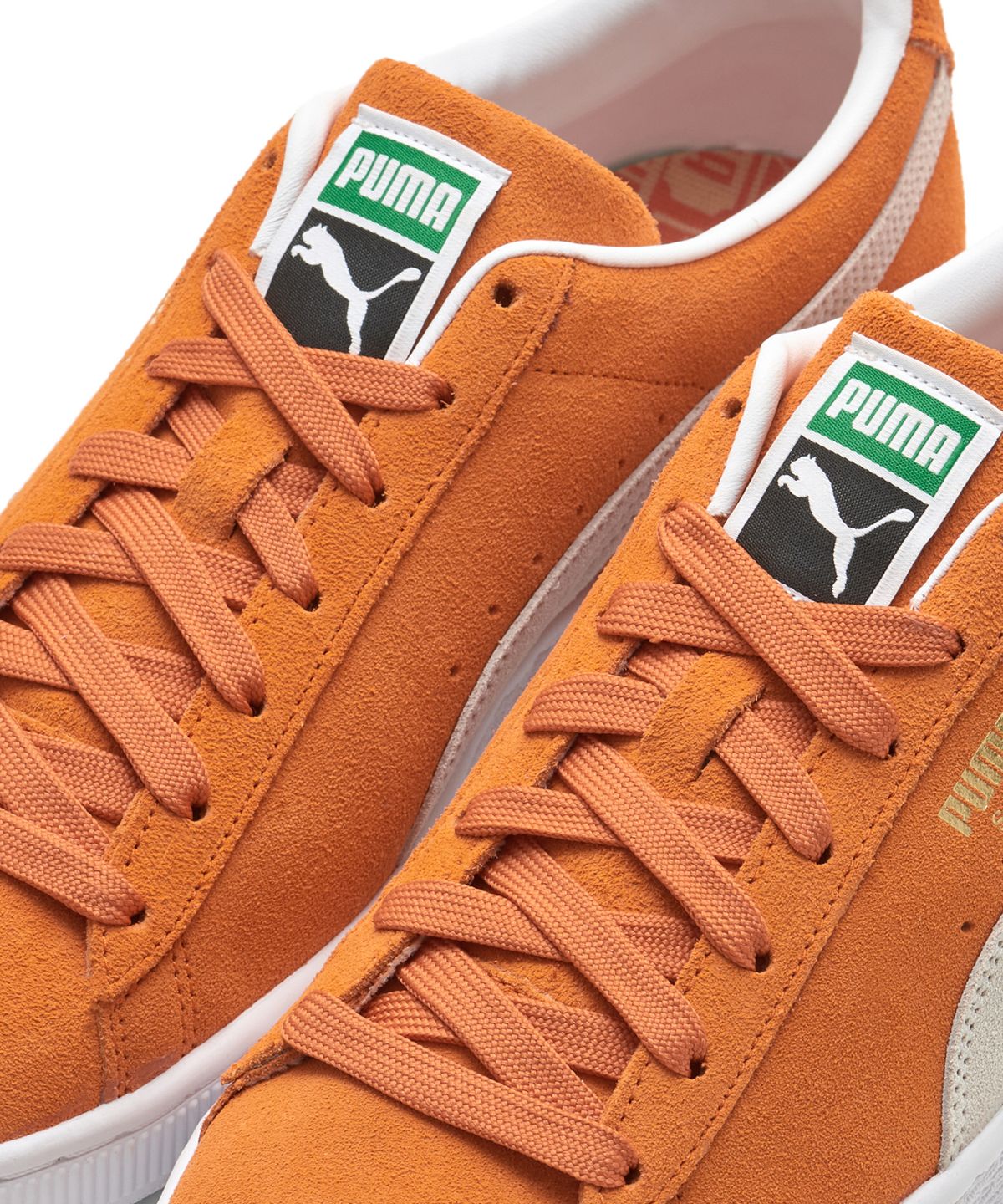 푸마(PUMA) 스웨이드 클래식 XXI - 오렌지:화이트 / 374915-14