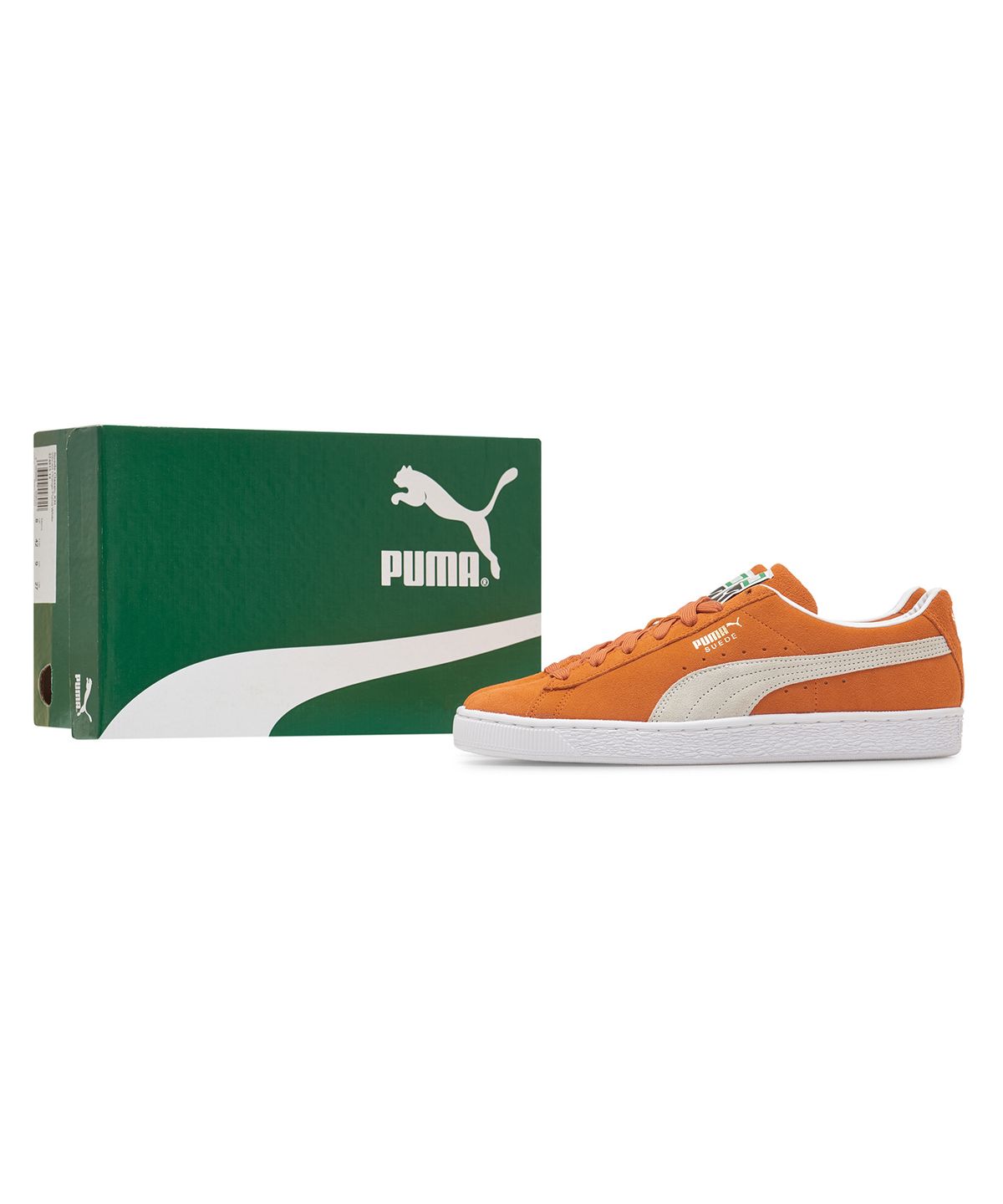 푸마(PUMA) 스웨이드 클래식 XXI - 오렌지:화이트 / 374915-14