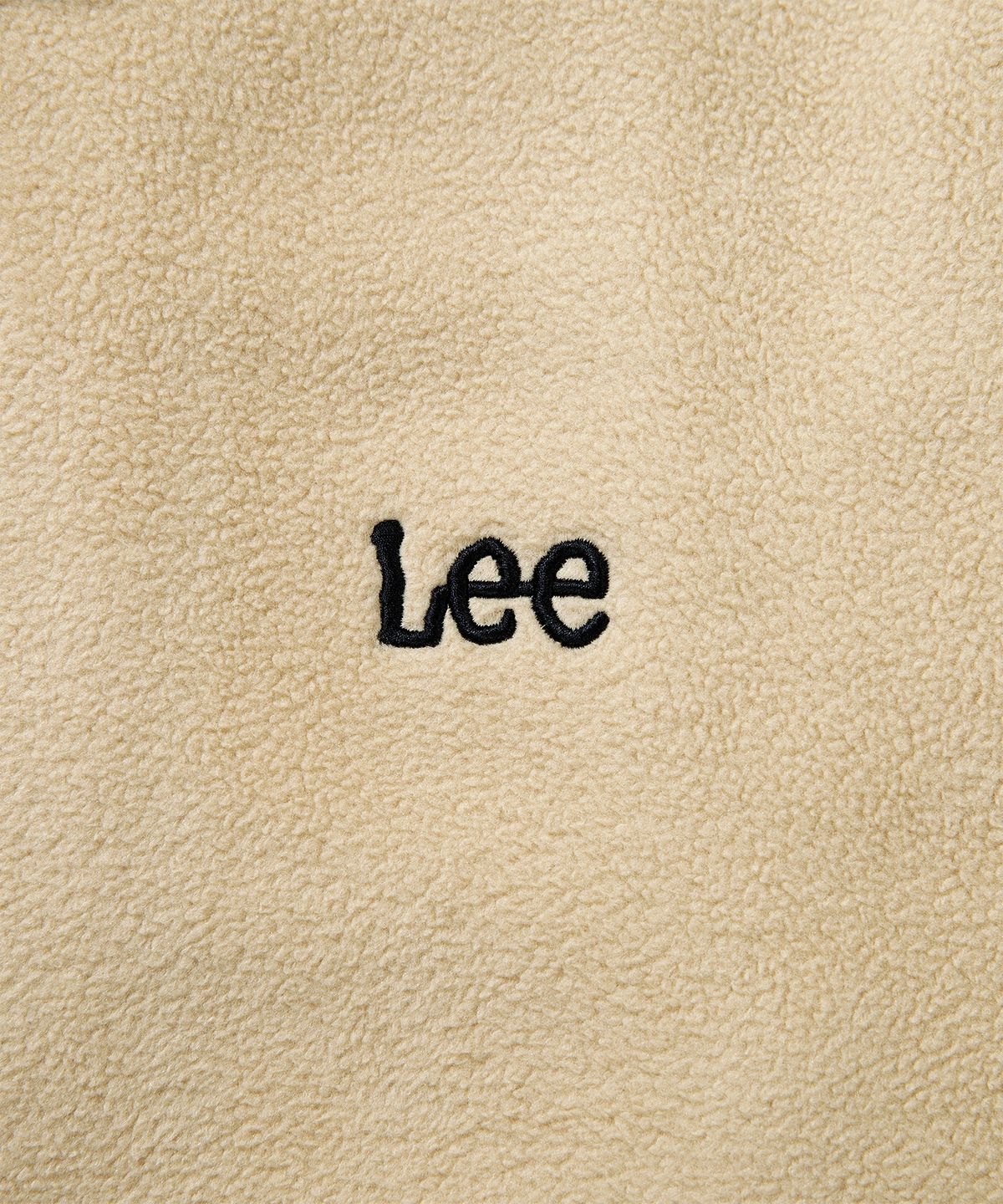 리(LEE) 트위치로고 폴라플리스 집업자켓 베이지